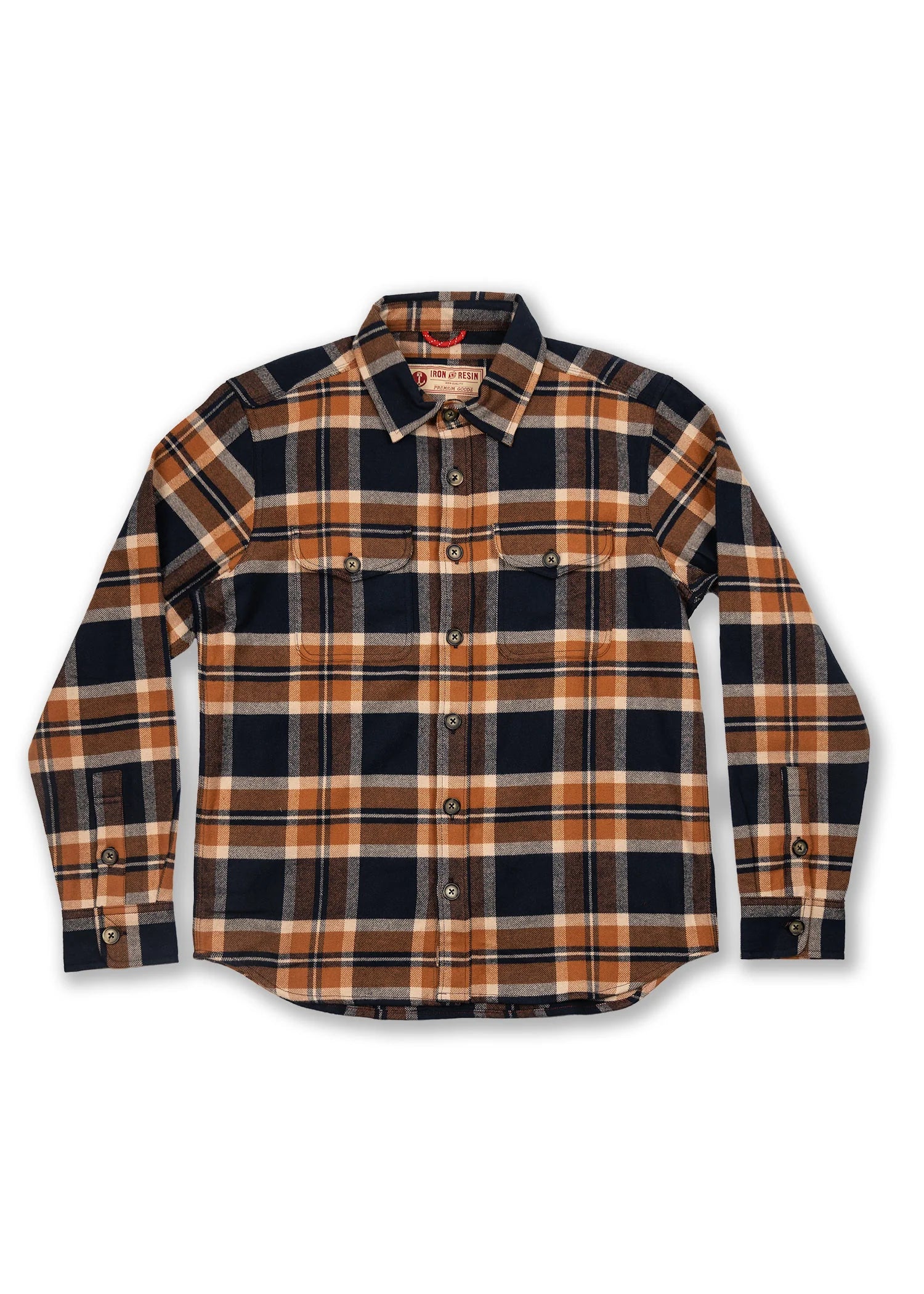 Front of Iron & Resin Men's Quidel Shirt