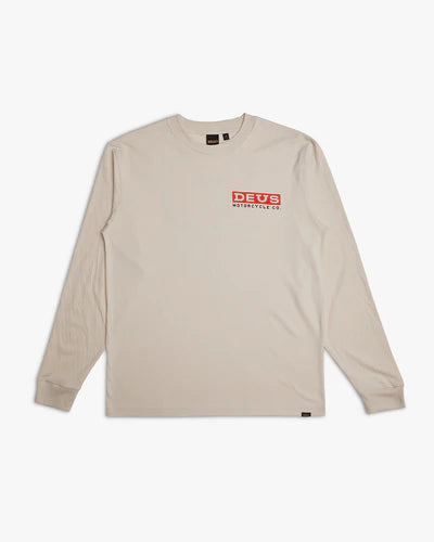 Deus Ex Machina Bigdee Long Sleeve Tee/Dirty White