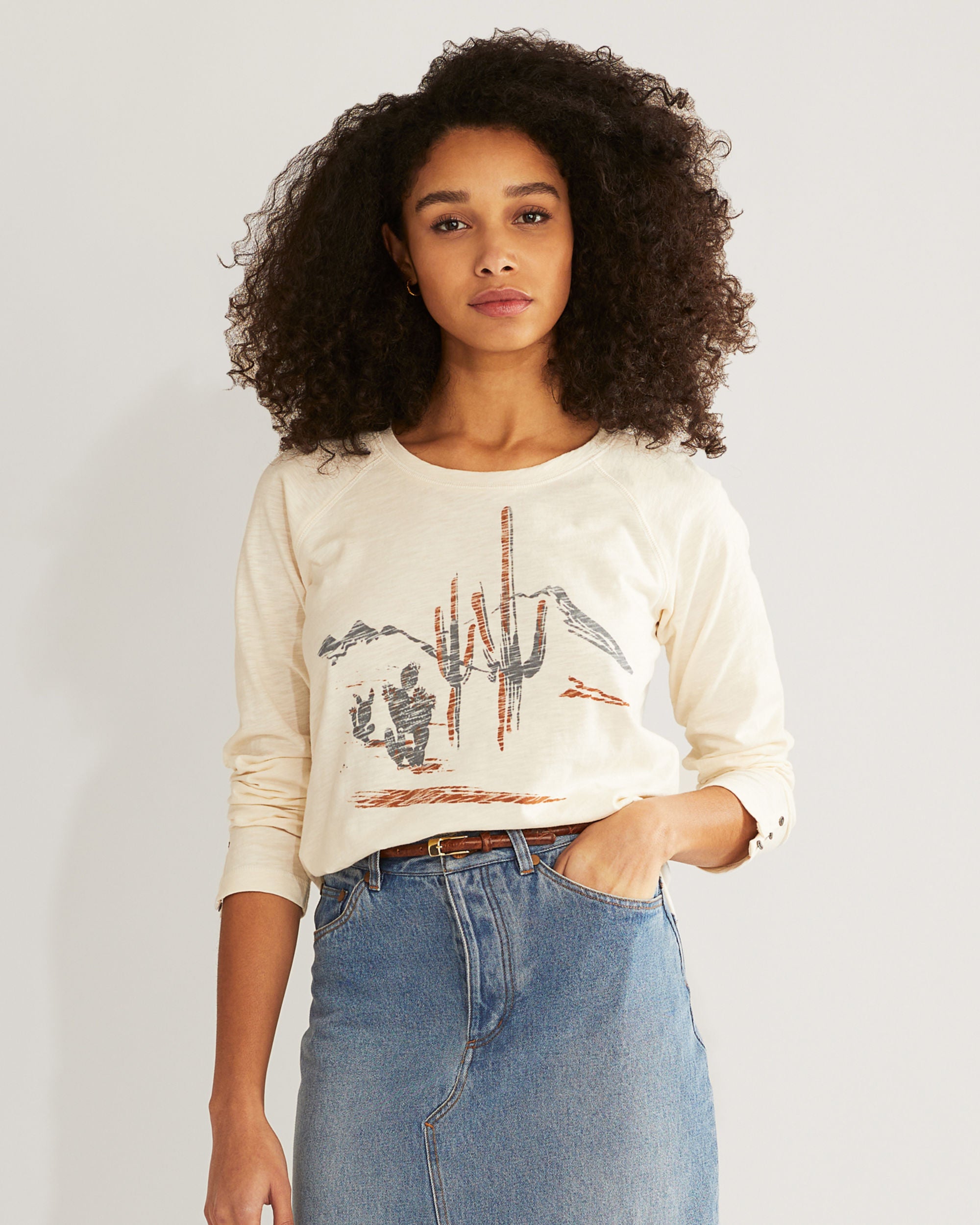 Pendleton Women's Long-Sleeve Western Graphic Tee